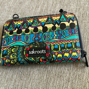 Sakroots peace wallet multicolored